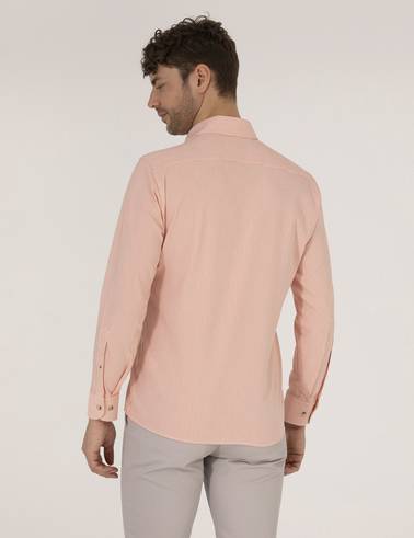 Tarçın Slim Fit Uzun Kollu Gömlek