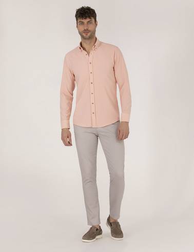 Tarçın Slim Fit Uzun Kollu Gömlek