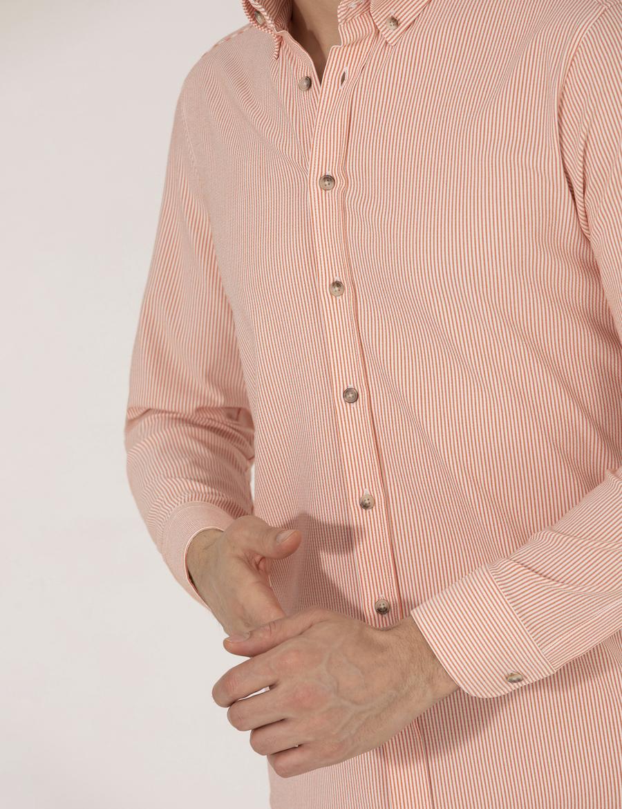 Tarçın Slim Fit Uzun Kollu Gömlek