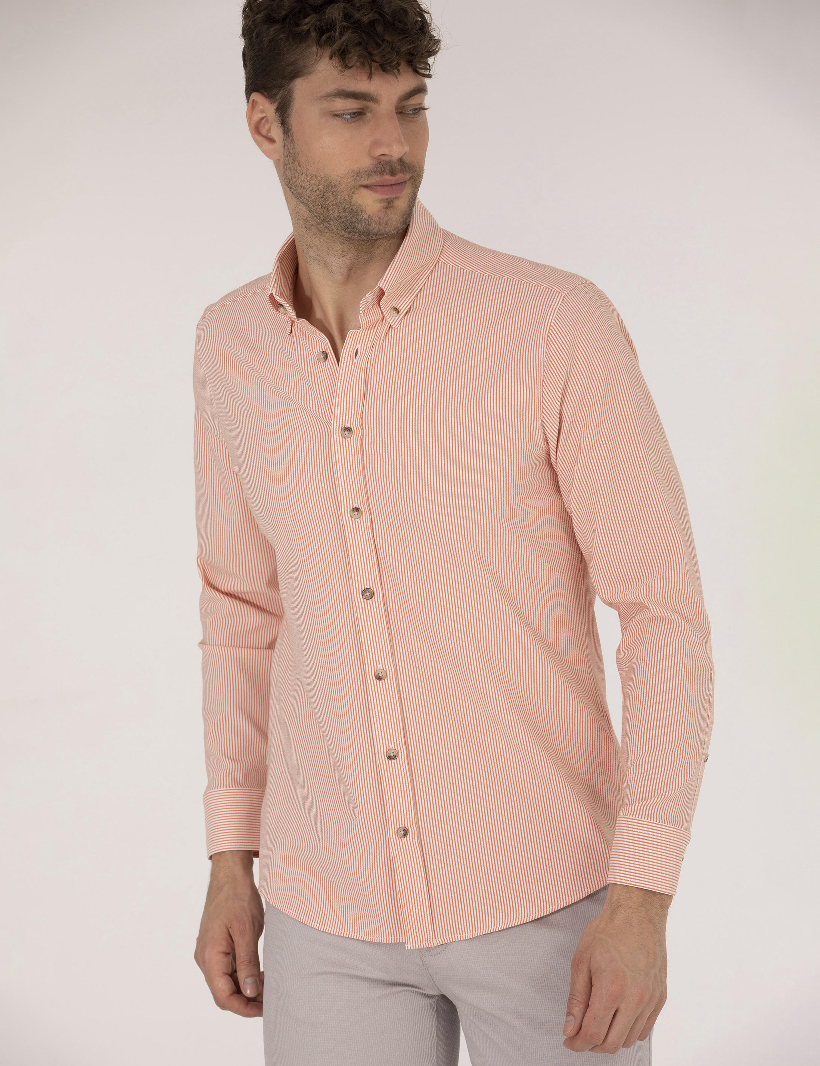 Tarçın Slim Fit Uzun Kollu Gömlek