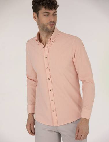Tarçın Slim Fit Uzun Kollu Gömlek