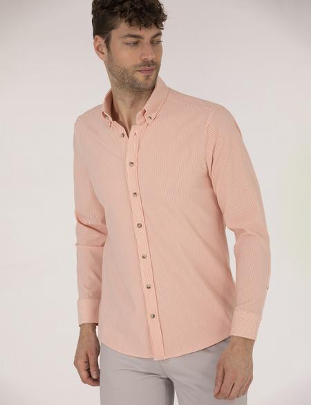 Tarçın Slim Fit Uzun Kollu Gömlek - 50266609118