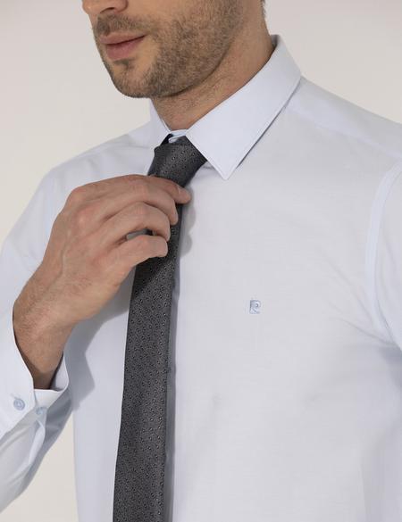 Açık Mavi Slim Fit Uzun Kollu Klasik Gömlek - 50268203007