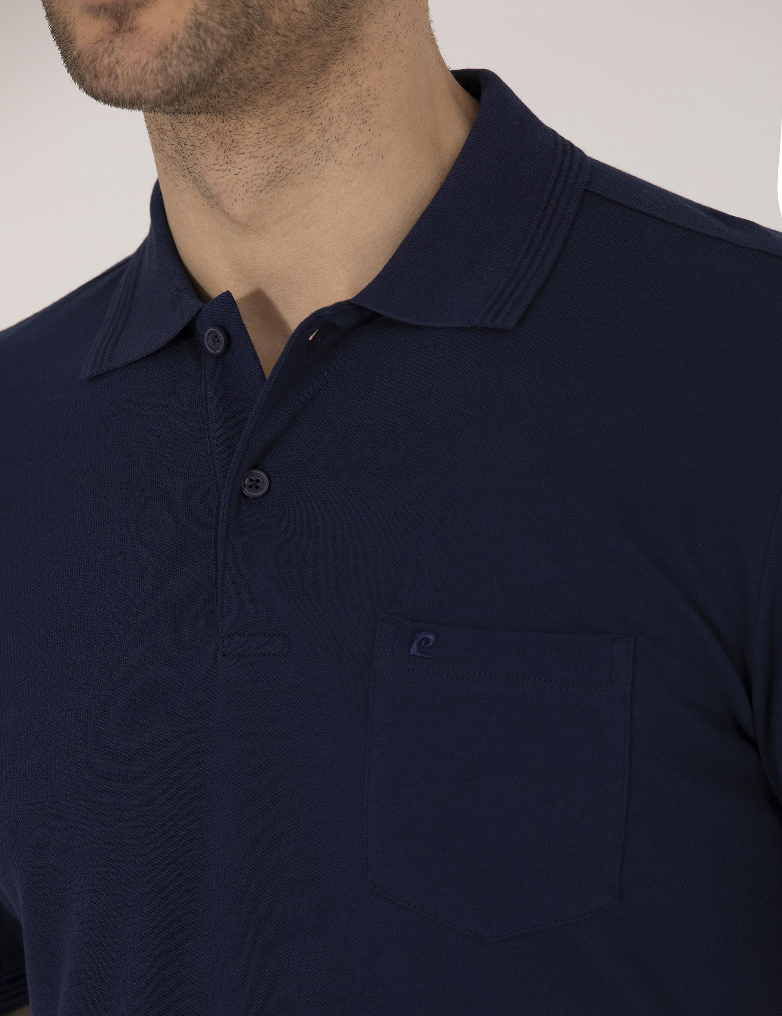 Lacivert Regular Fit Polo Yaka Basic Tişört