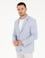 Açık Mavi Keten Karışımlı Spor Ceket