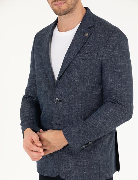 Lacivert Slim Fit Blazer Ceket - 50264618041