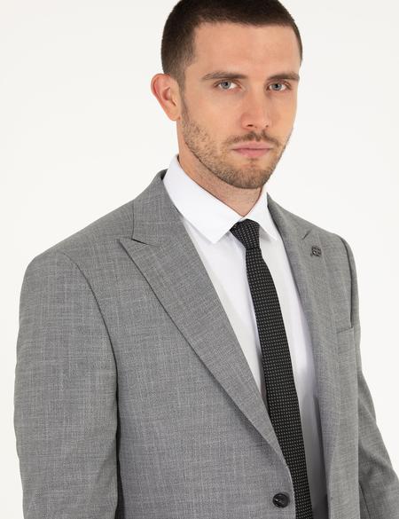 Gri Slim Fit Takım Elbise - 50264980092