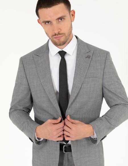 Gri Slim Fit Takım Elbise - 50264980092