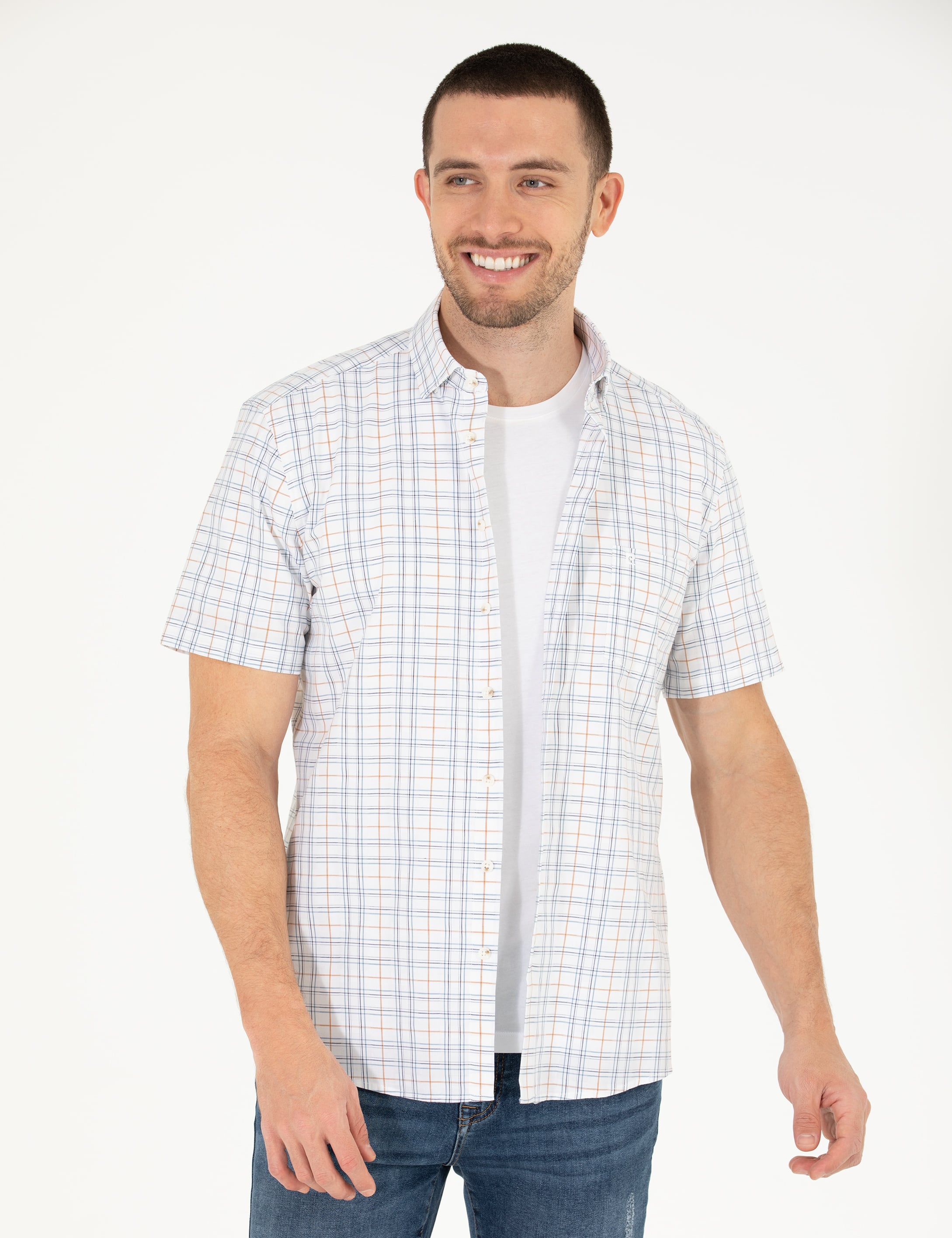 Tarçın Regular Fit Kısa Kollu Gömlek - Image 3
