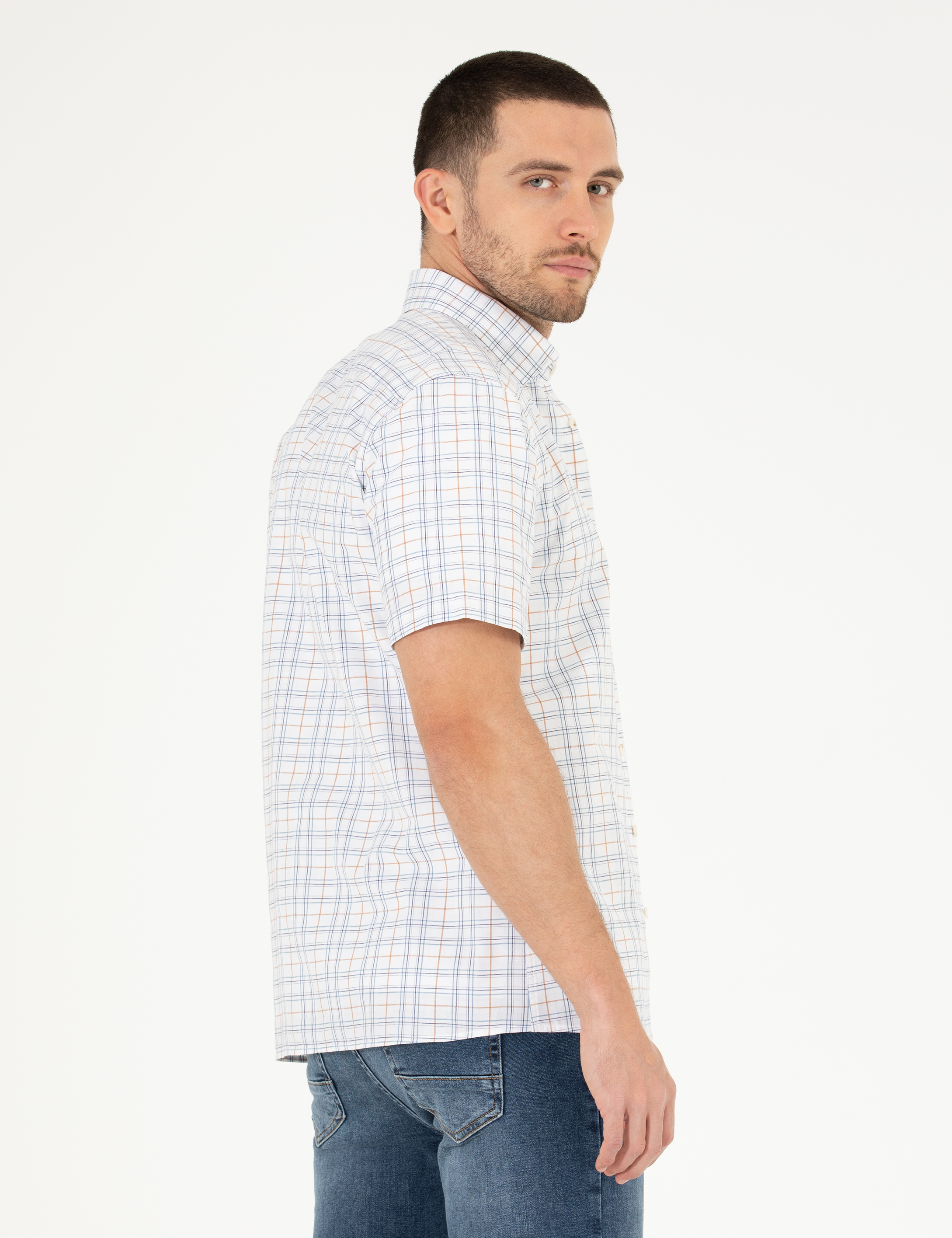 Tarçın Regular Fit Kısa Kollu Gömlek - Image 5