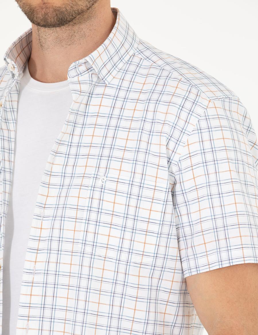 Tarçın Regular Fit Kısa Kollu Gömlek