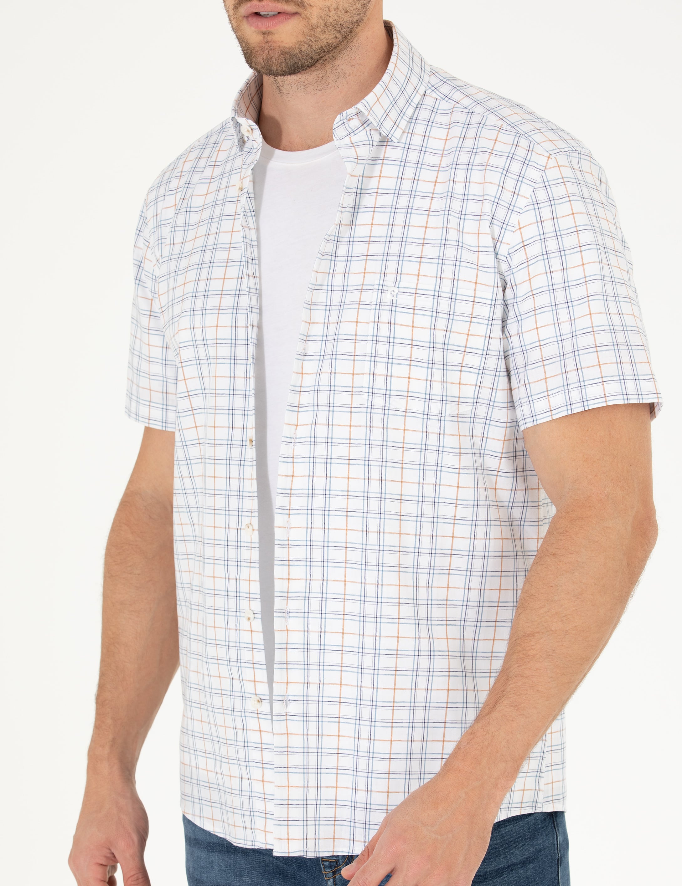 Tarçın Regular Fit Kısa Kollu Gömlek - Image 6