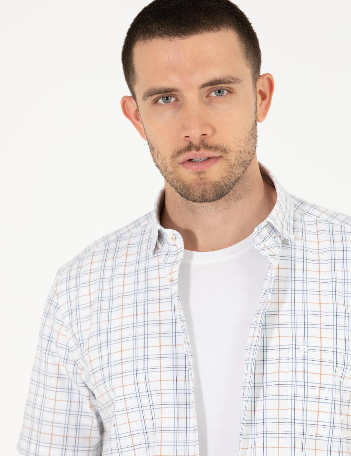 Tarçın Regular Fit Kısa Kollu Gömlek - 50265006033