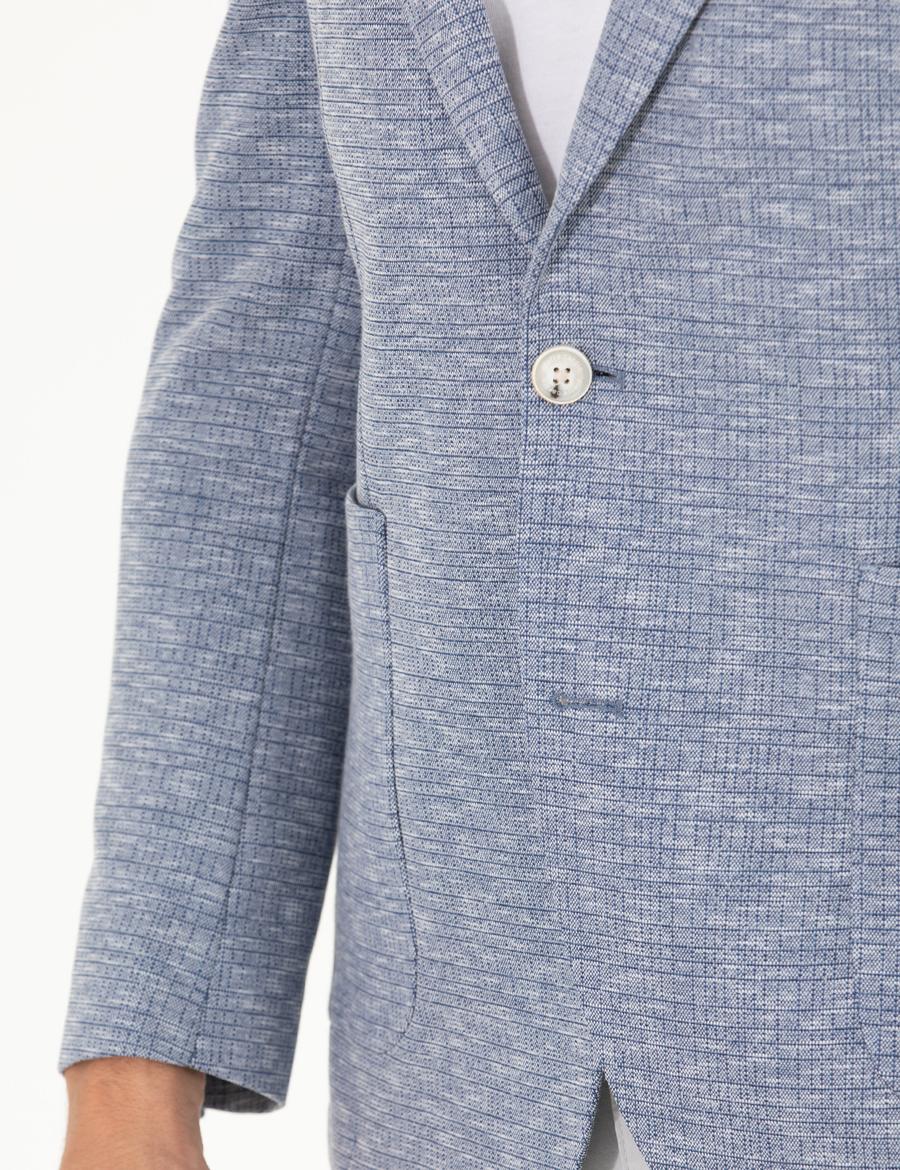 Açık Lacivert Ekstra Slim Fit Ceket