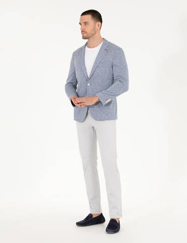 Açık Lacivert Ekstra Slim Fit Ceket
