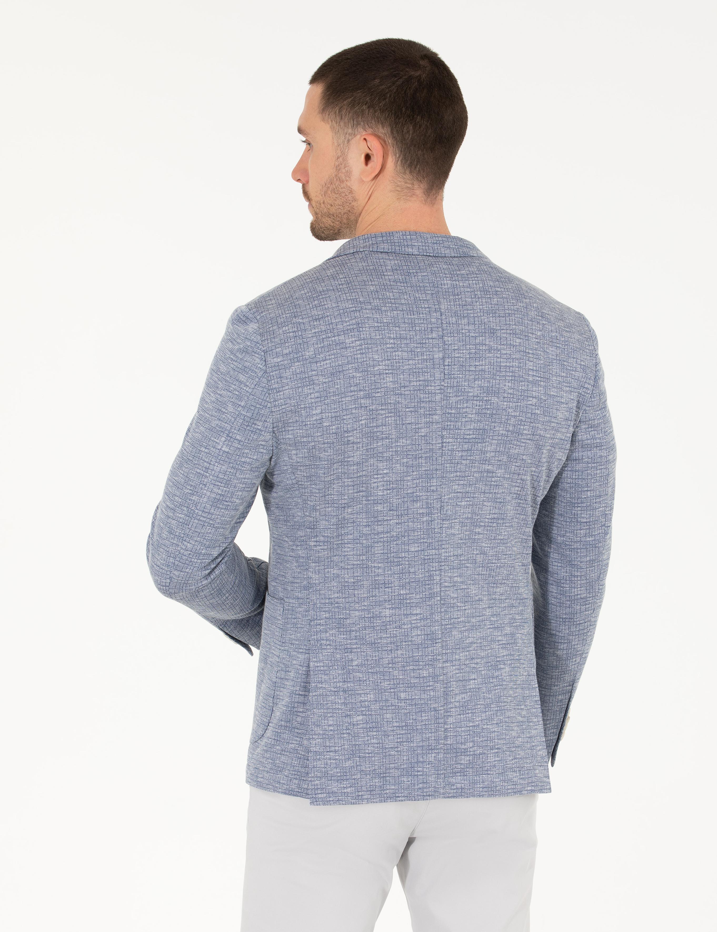 Açık Lacivert Ekstra Slim Fit Ceket