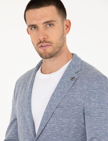 Açık Lacivert Ekstra Slim Fit Ceket - 50267019038