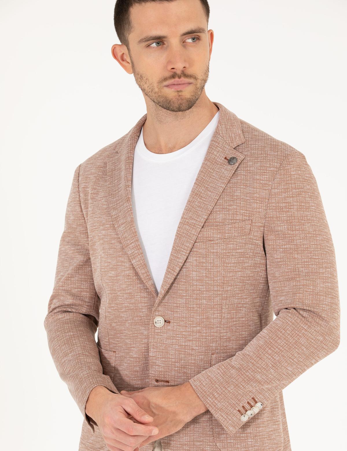 Kiremit Ekstra Slim Fit Ceket - 50267019086