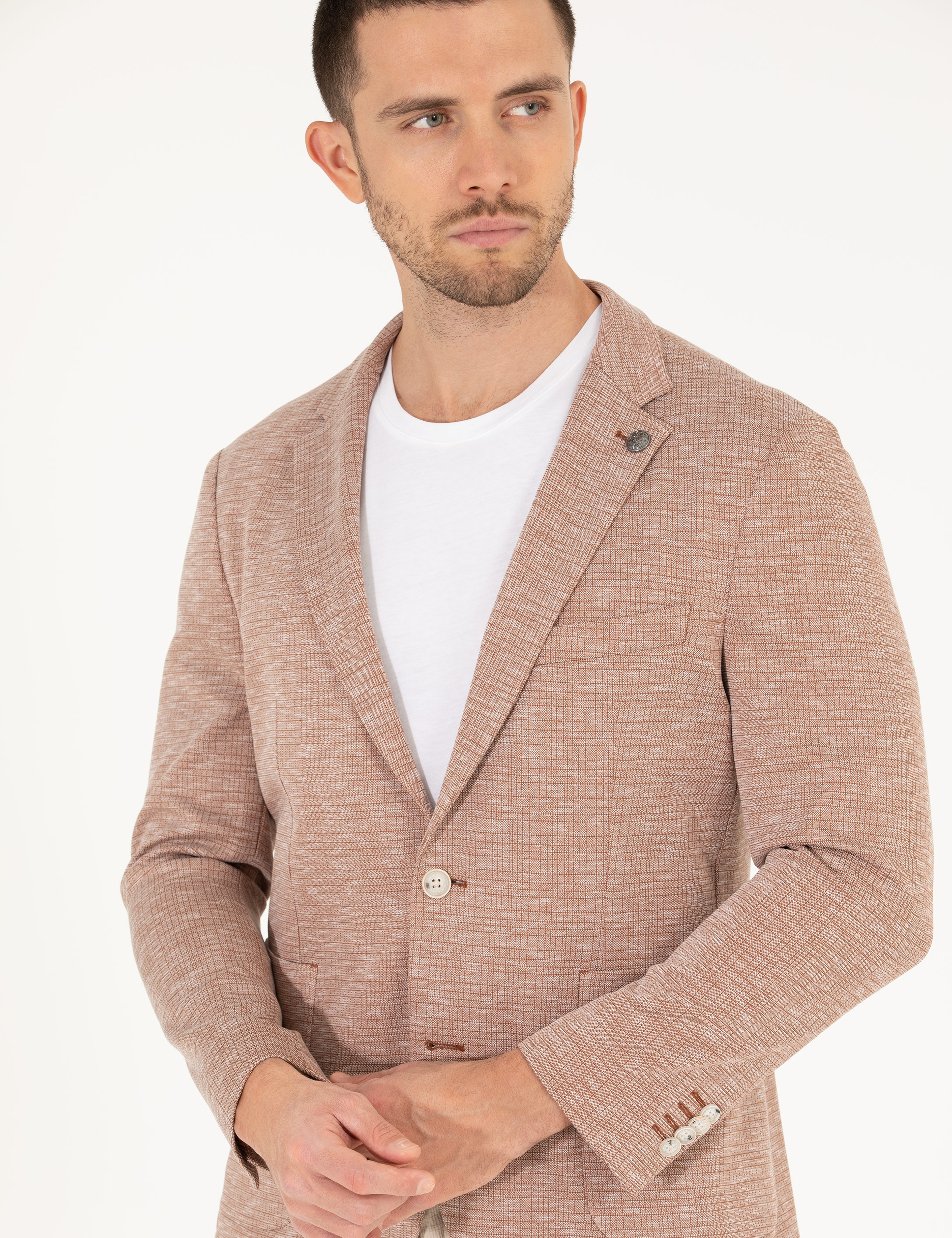 Kiremit Ekstra Slim Fit Ceket - Image 2