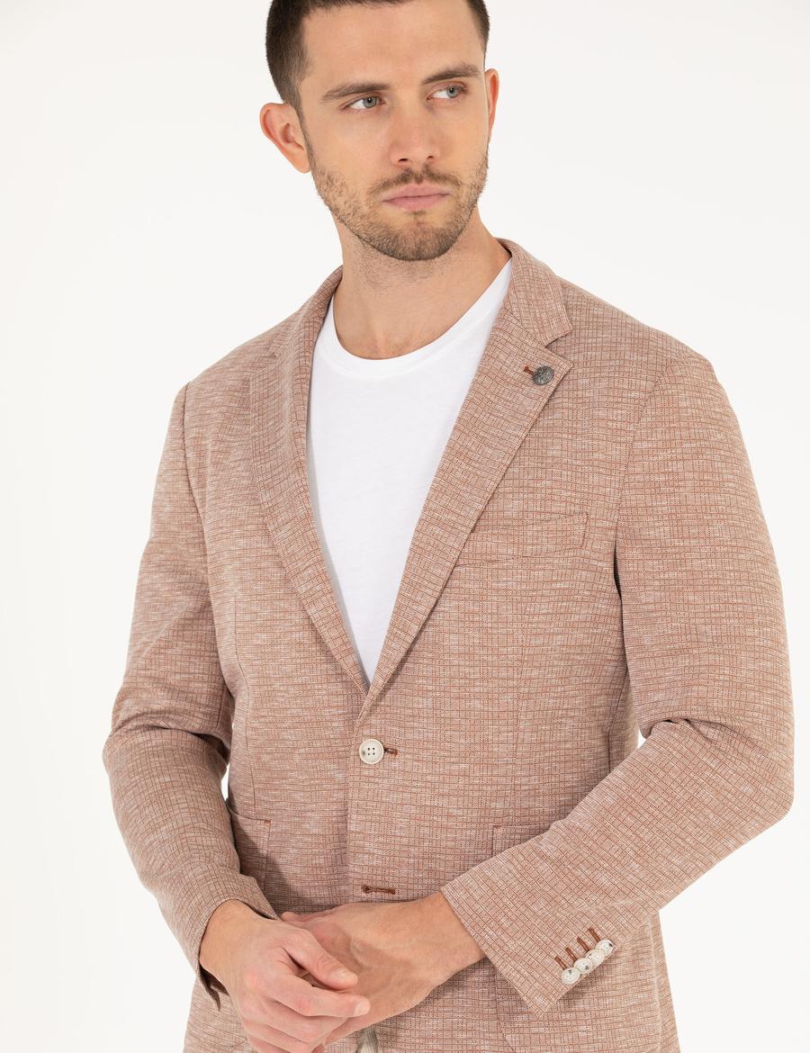 Kiremit Ekstra Slim Fit Ceket