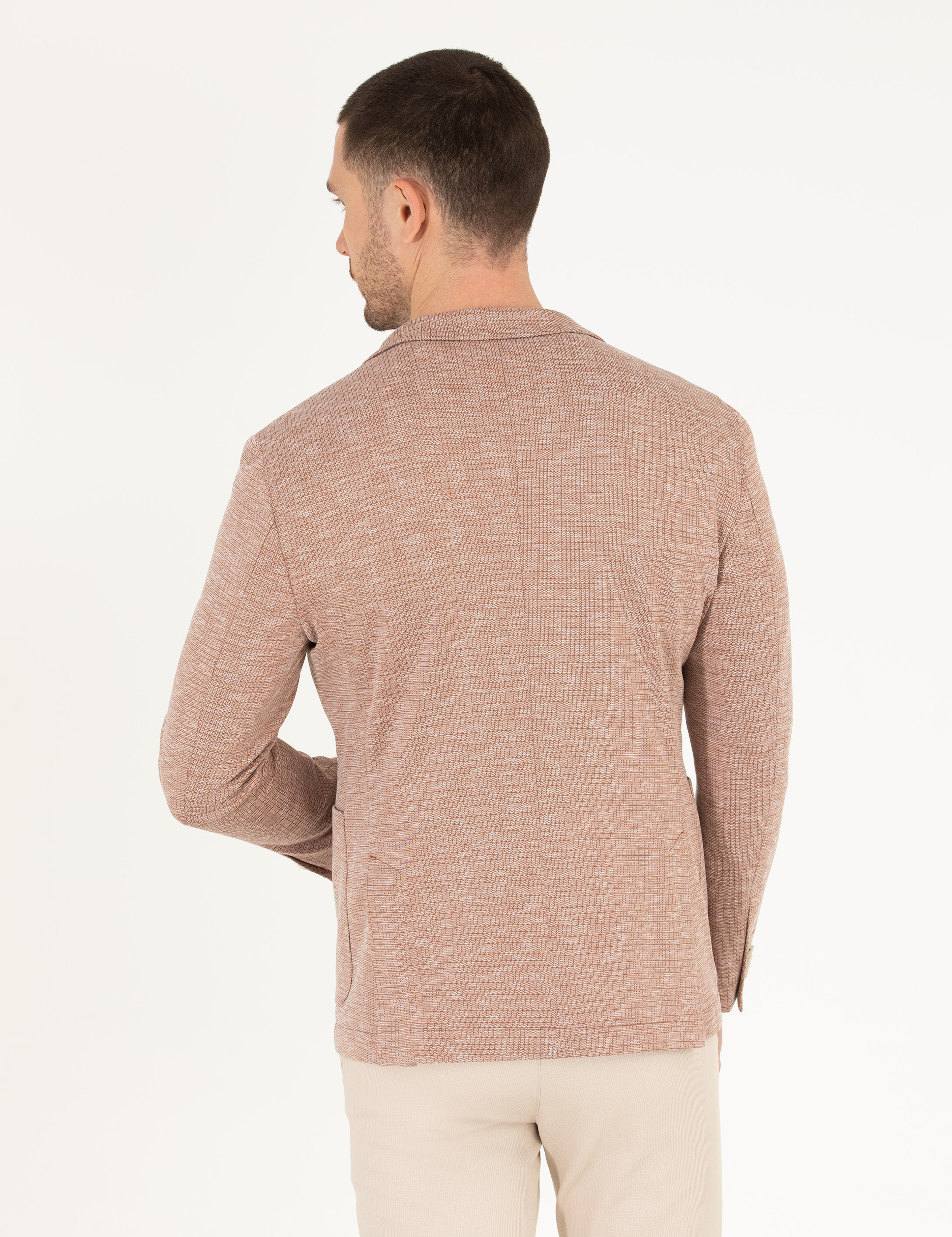 Kiremit Ekstra Slim Fit Ceket - Image 5