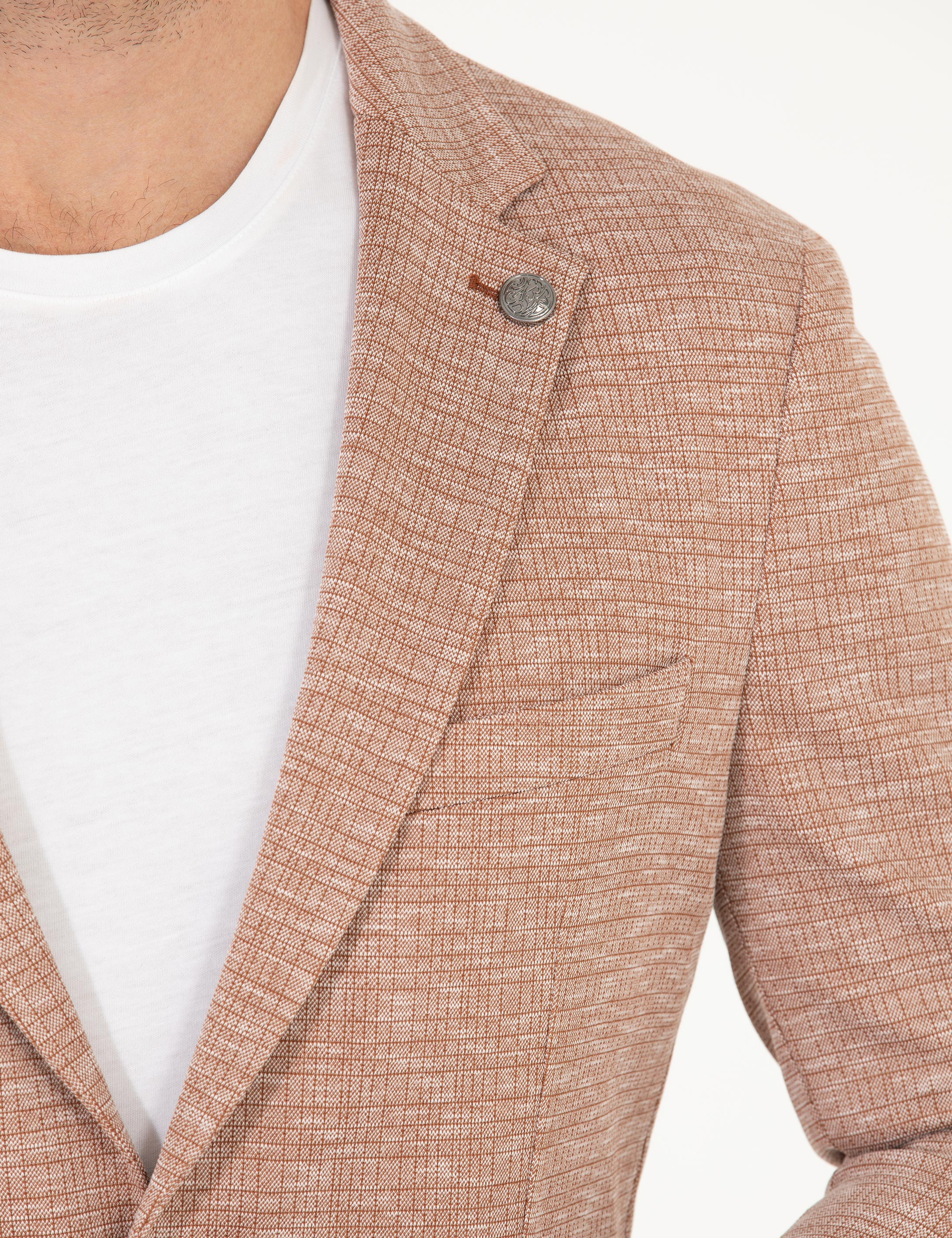 Kiremit Ekstra Slim Fit Ceket - Image 7