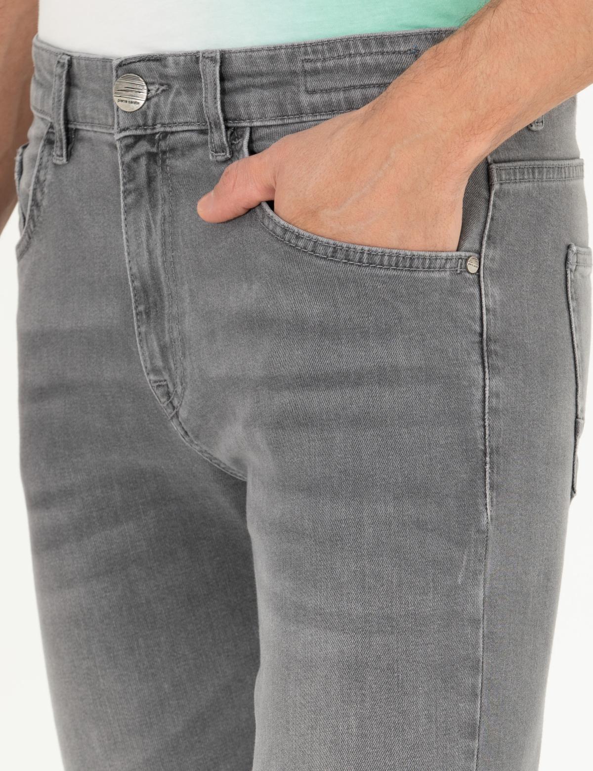 Gri Slim Fit Jean Pantolon - 50269068004