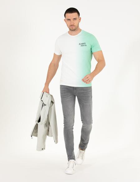 Gri Slim Fit Jean Pantolon - 50269068004