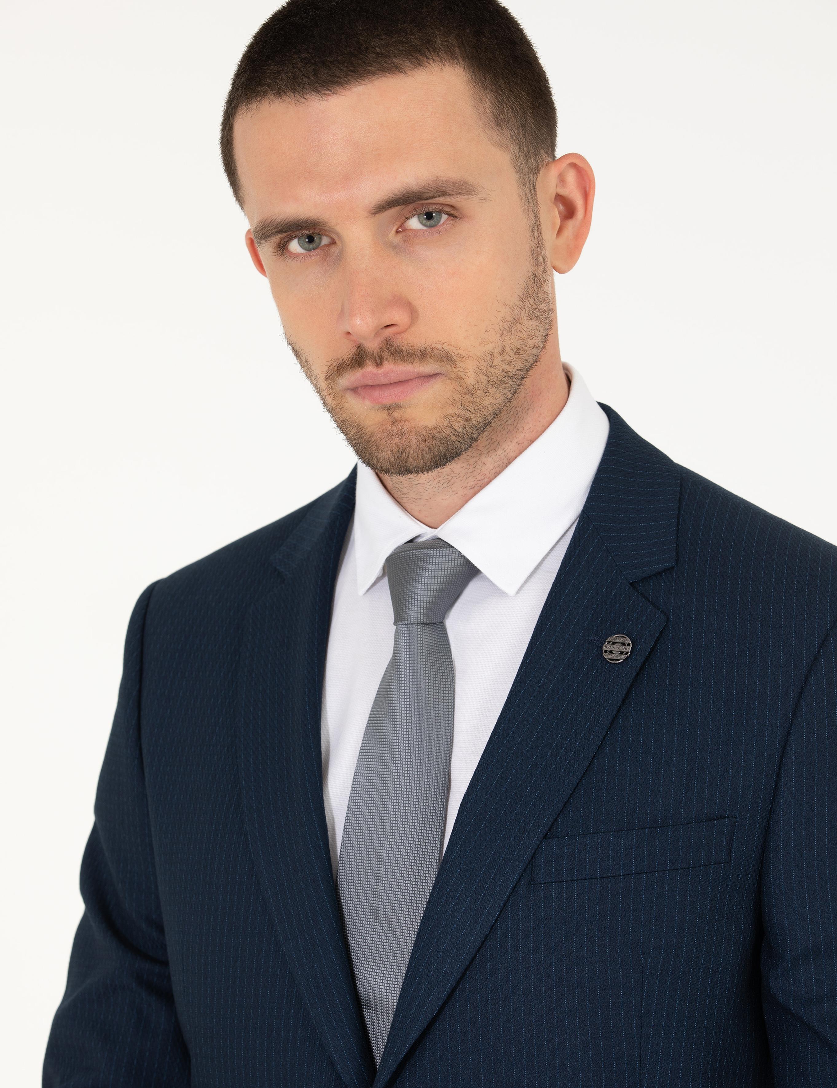 Lacivert Slim Fit Takım Elbise