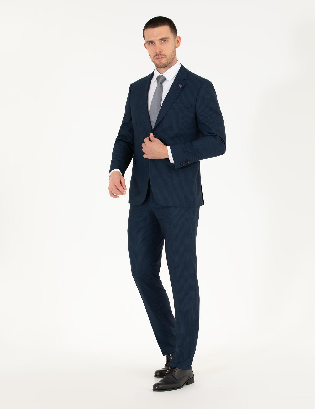 Lacivert Slim Fit Takım Elbise - 50270139005
