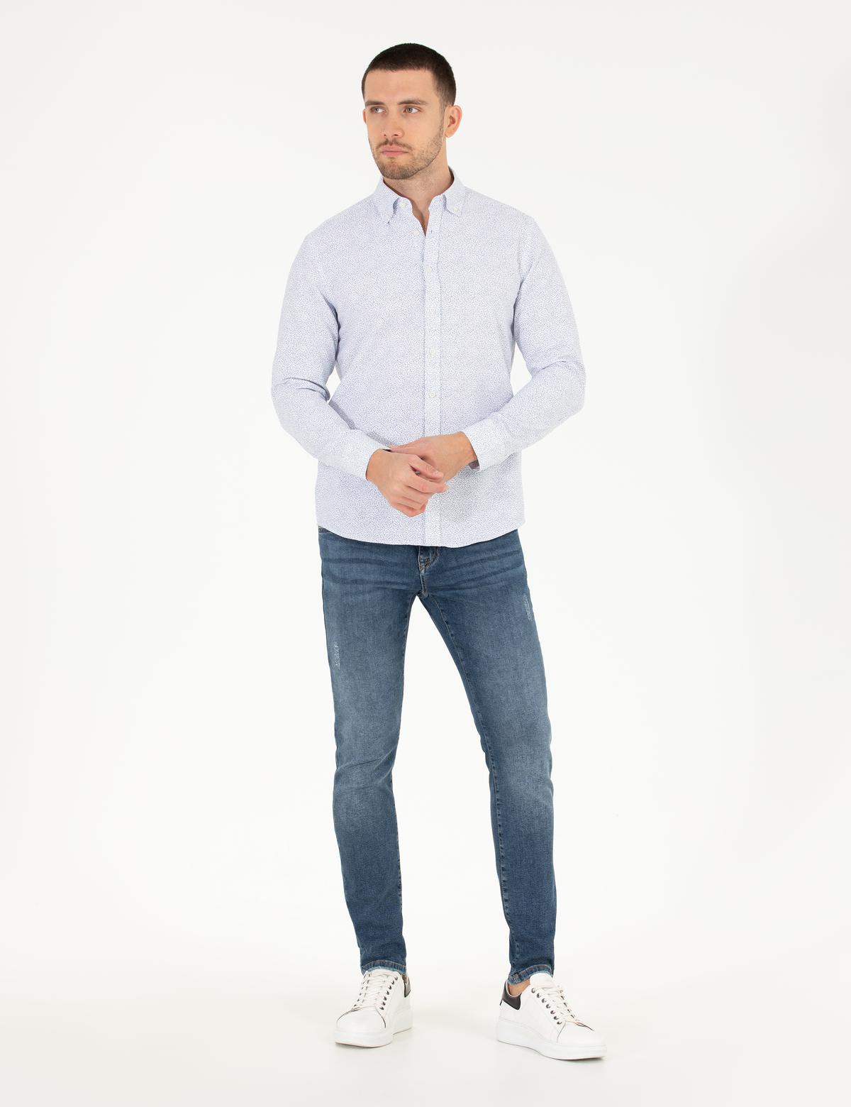 Mavi Slim Fit Uzun Kollu Gömlek - 50272314001