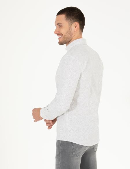 Haki Slim Fit Uzun Kollu Gömlek - 50272314010