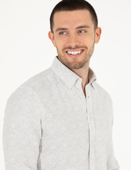 Haki Slim Fit Uzun Kollu Gömlek - 50272314010