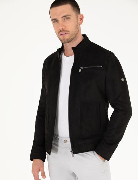 Siyah Deri Ceket - 50273467002