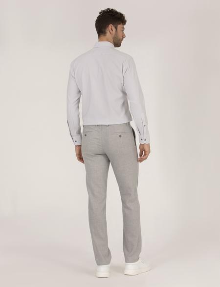 Gri Slim Fit Kumaş Pantolon - 50265475009