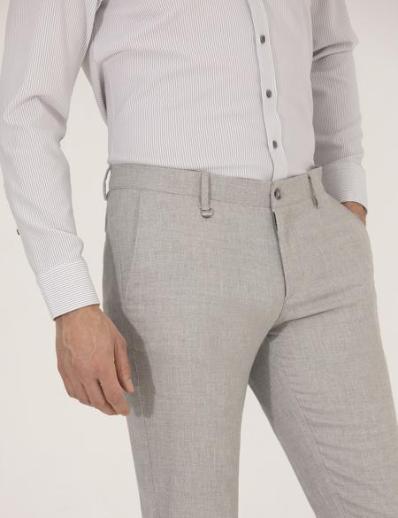 Gri Slim Fit Kumaş Pantolon - 50265475009