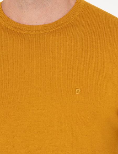 Safran Slim Fit Bisiklet Yaka Yün Karışımlı Basic Triko Kazak - 50257301051