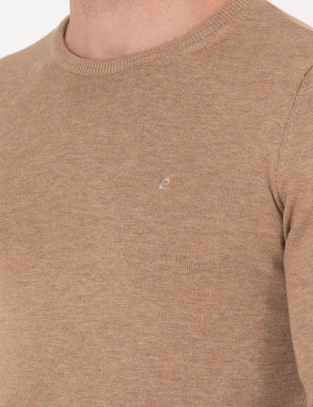 Camel Melanj Slim Fit Bisiklet Yaka Basic Triko Kazak - 50258993061