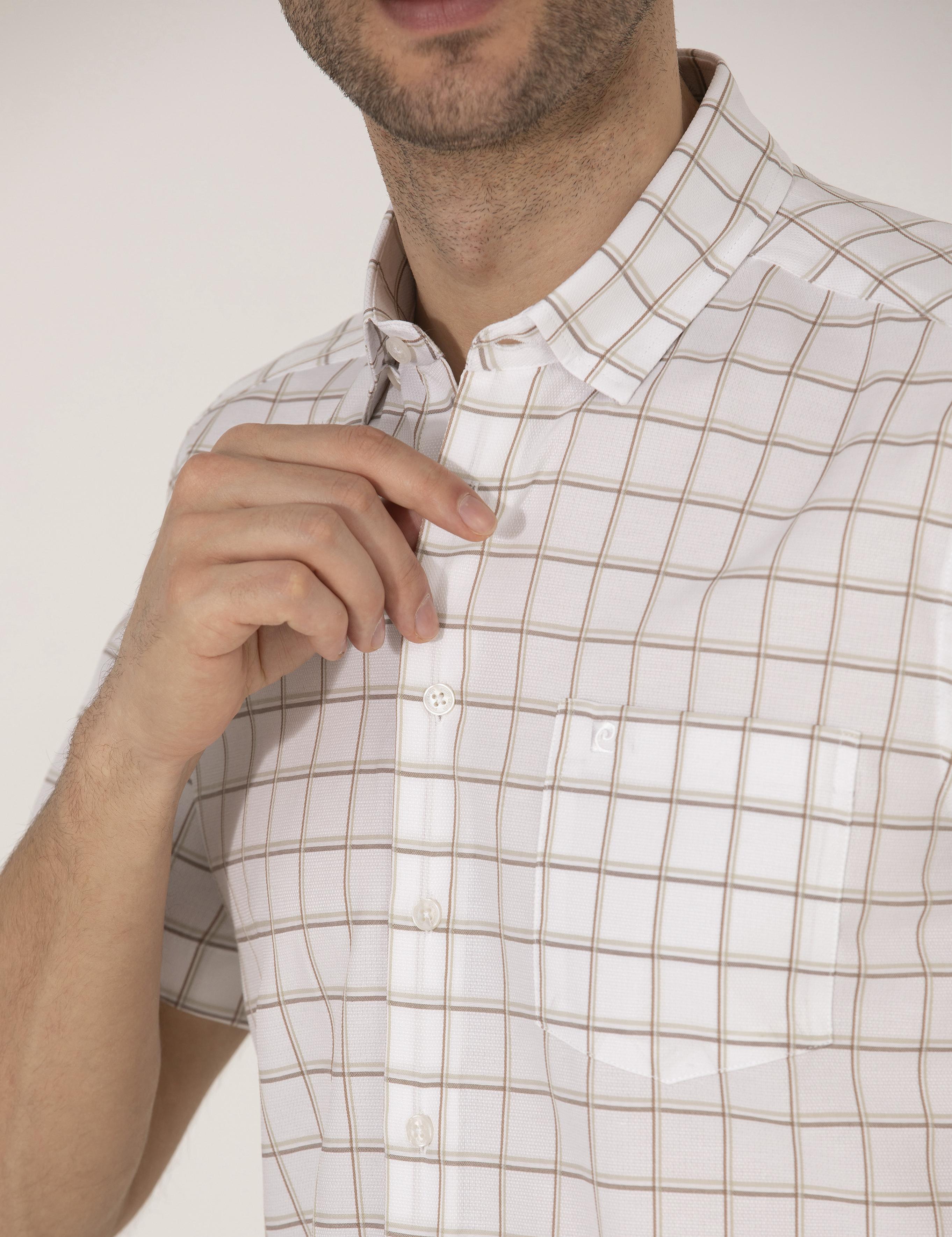 Haki Regular Fit Kısa Kollu Gömlek