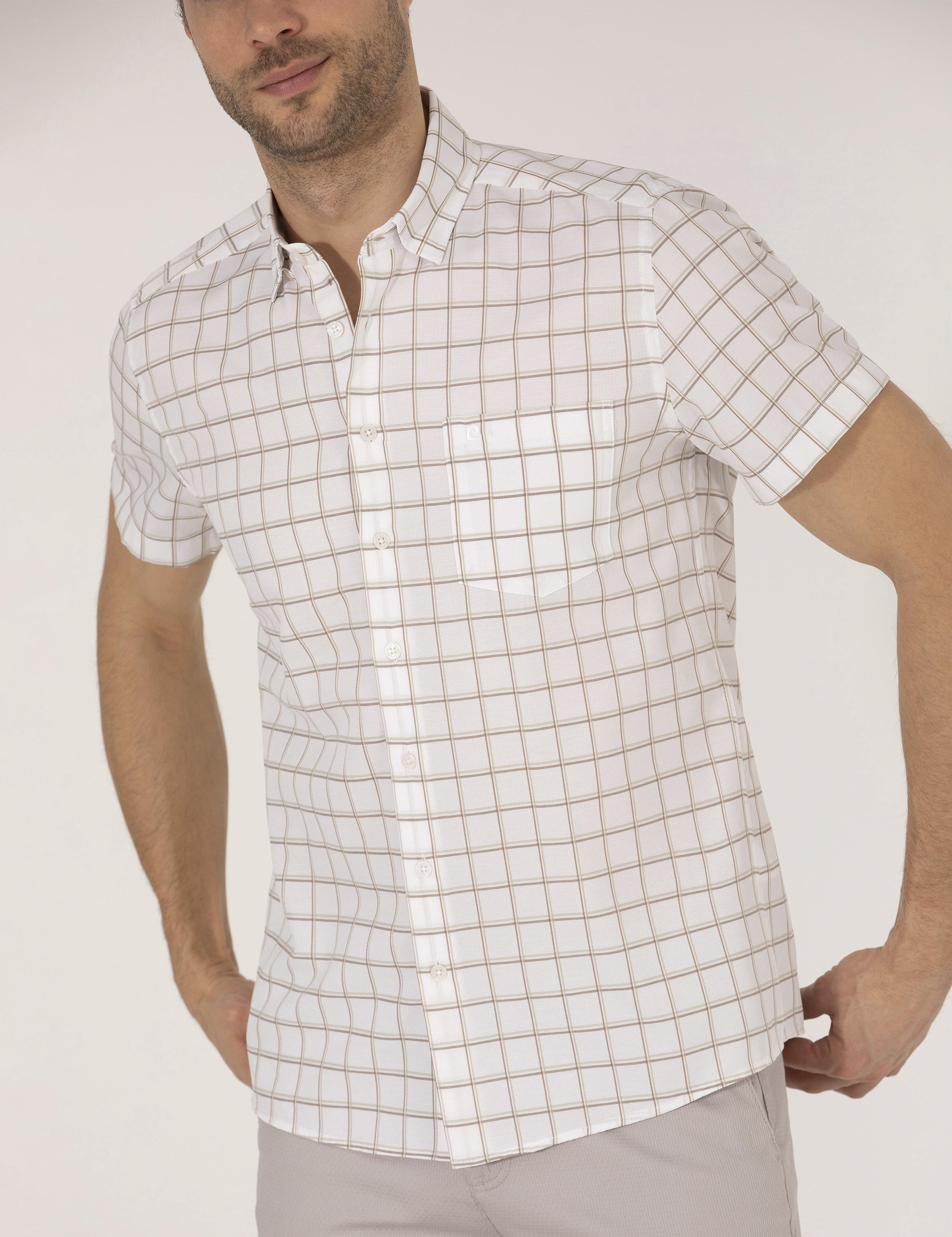 Haki Regular Fit Kısa Kollu Gömlek