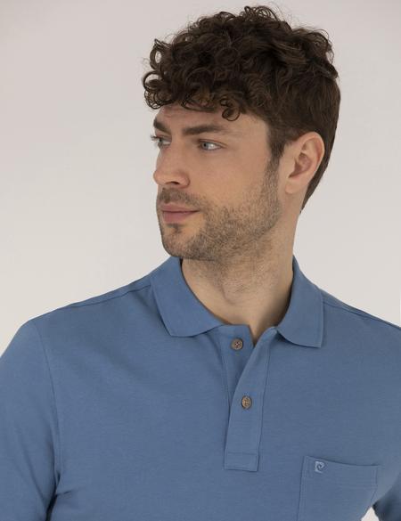 Koyu Mavi Regular Fit Polo Yaka Basic Tişört - 50262659069