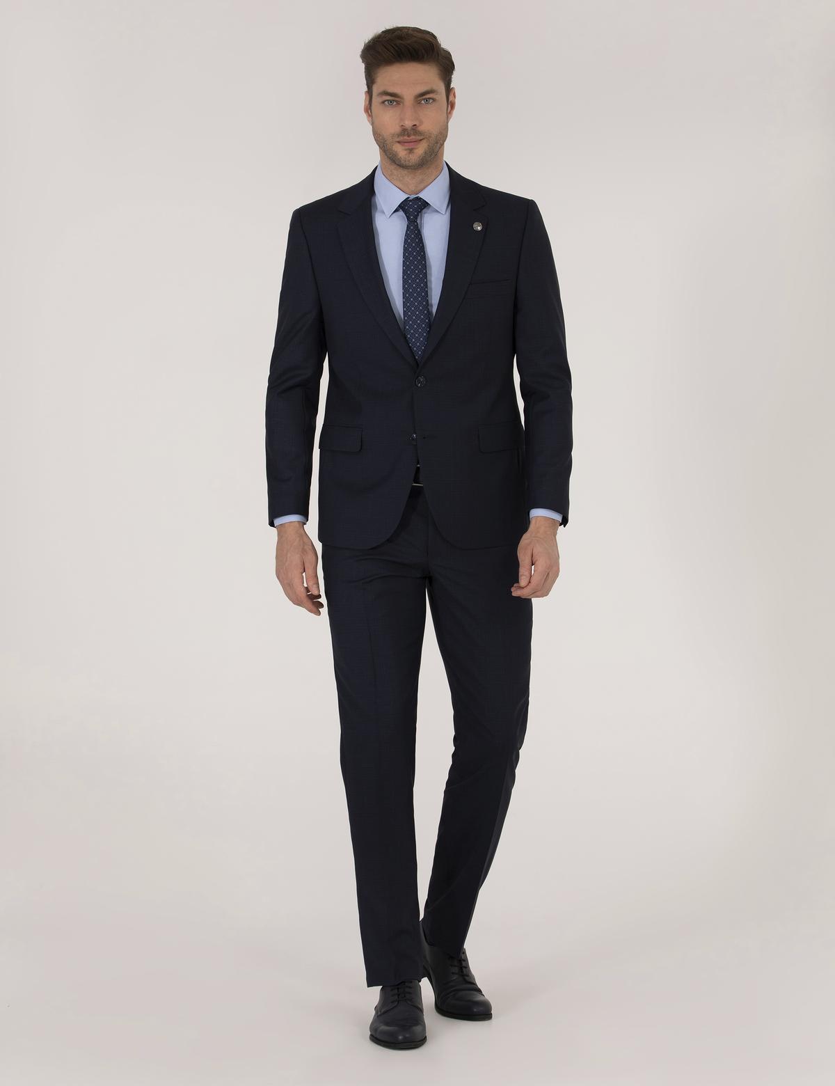 Lacivert Slim Fit Takım Elbise - 50265017008