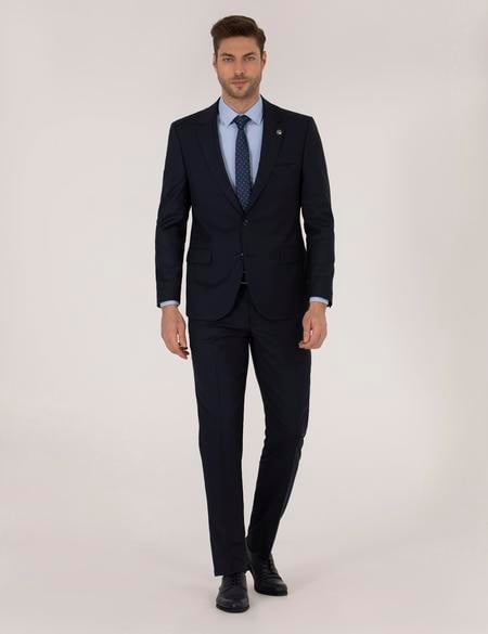 Lacivert Slim Fit Takım Elbise - 50265017008