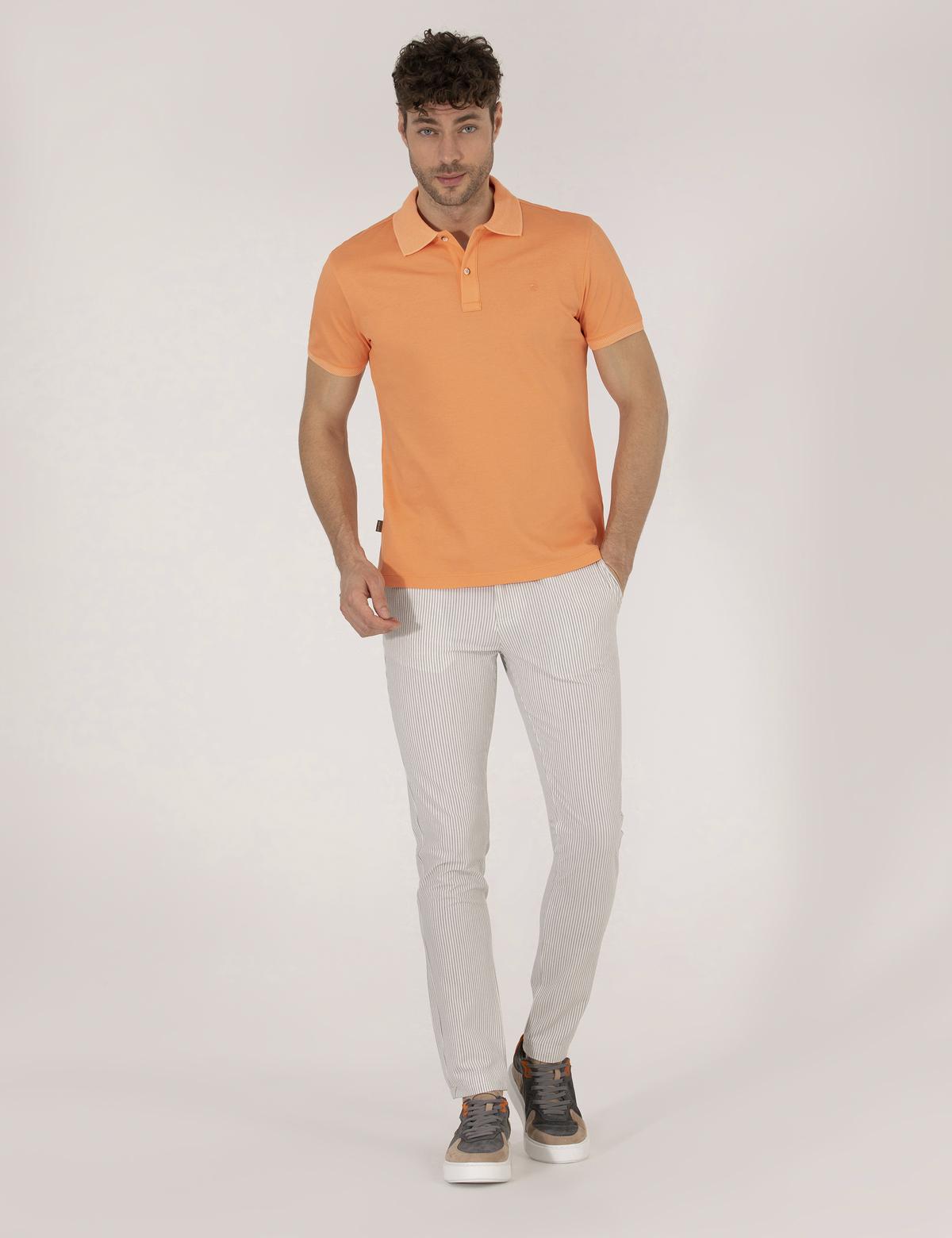 Gri Slim Fit Kanvas Pantolon