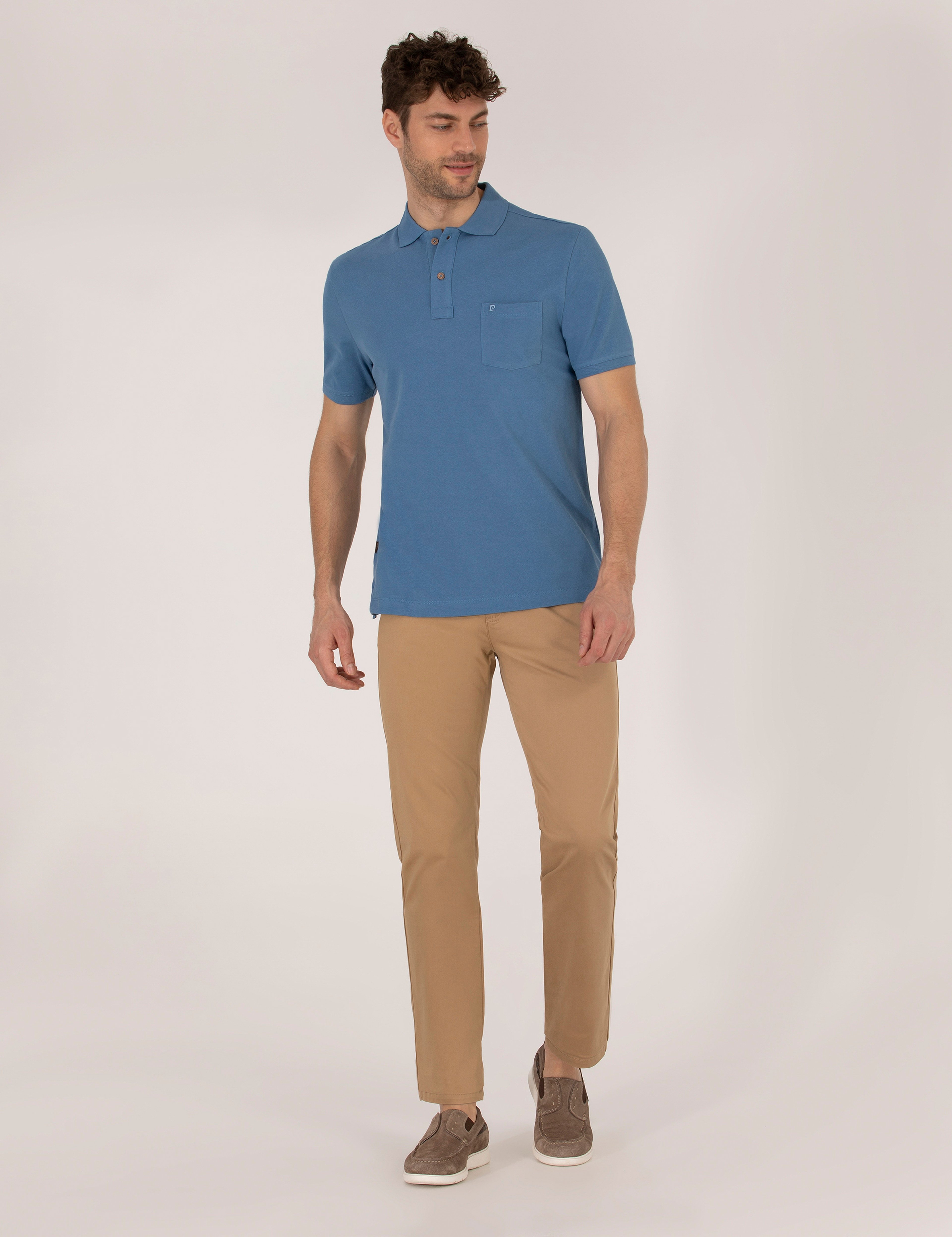 Camel Regular Fit Basic Kanvas Pantolon