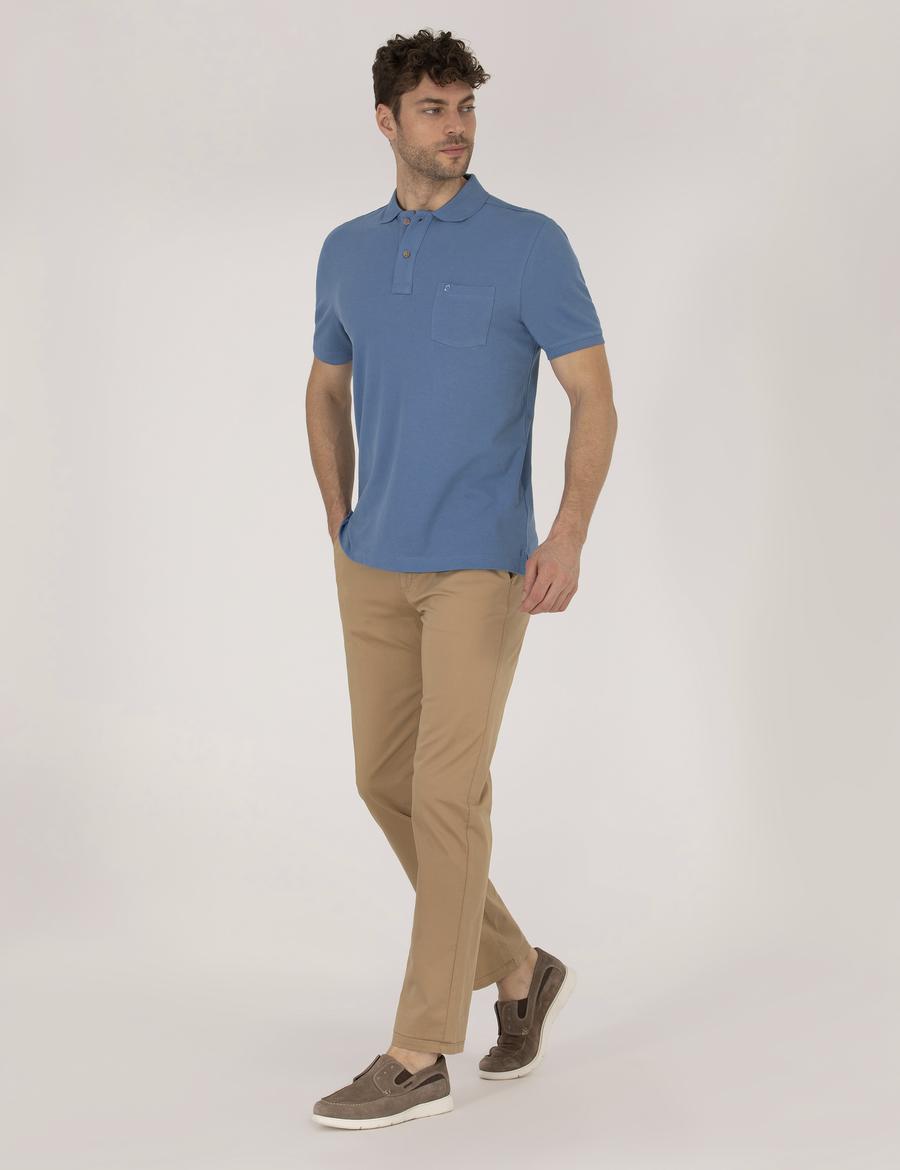 Camel Regular Fit Kanvas Pantolon
