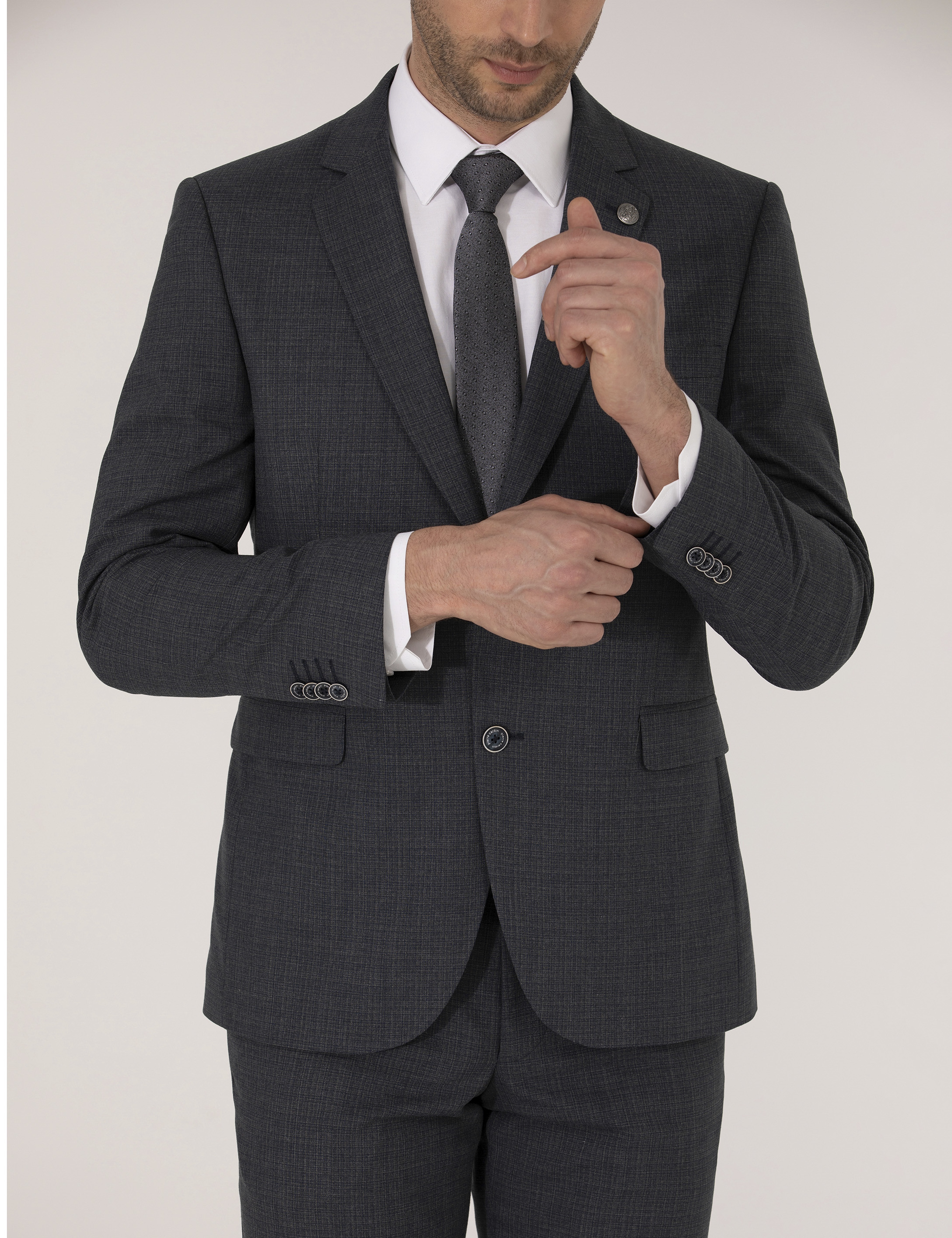 Lacivert Slim Fit Takım Elbise