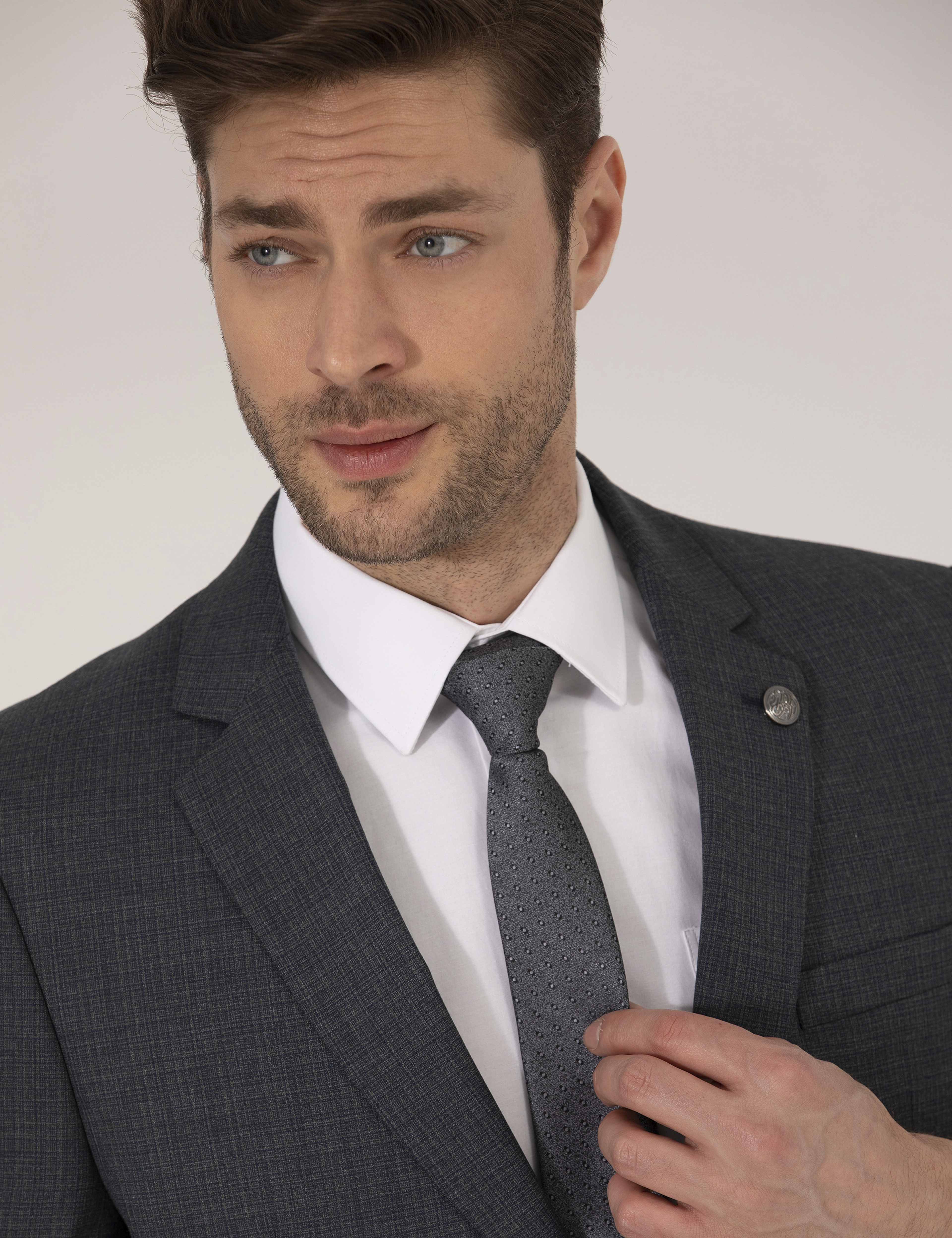 Lacivert Slim Fit Takım Elbise - Image 3