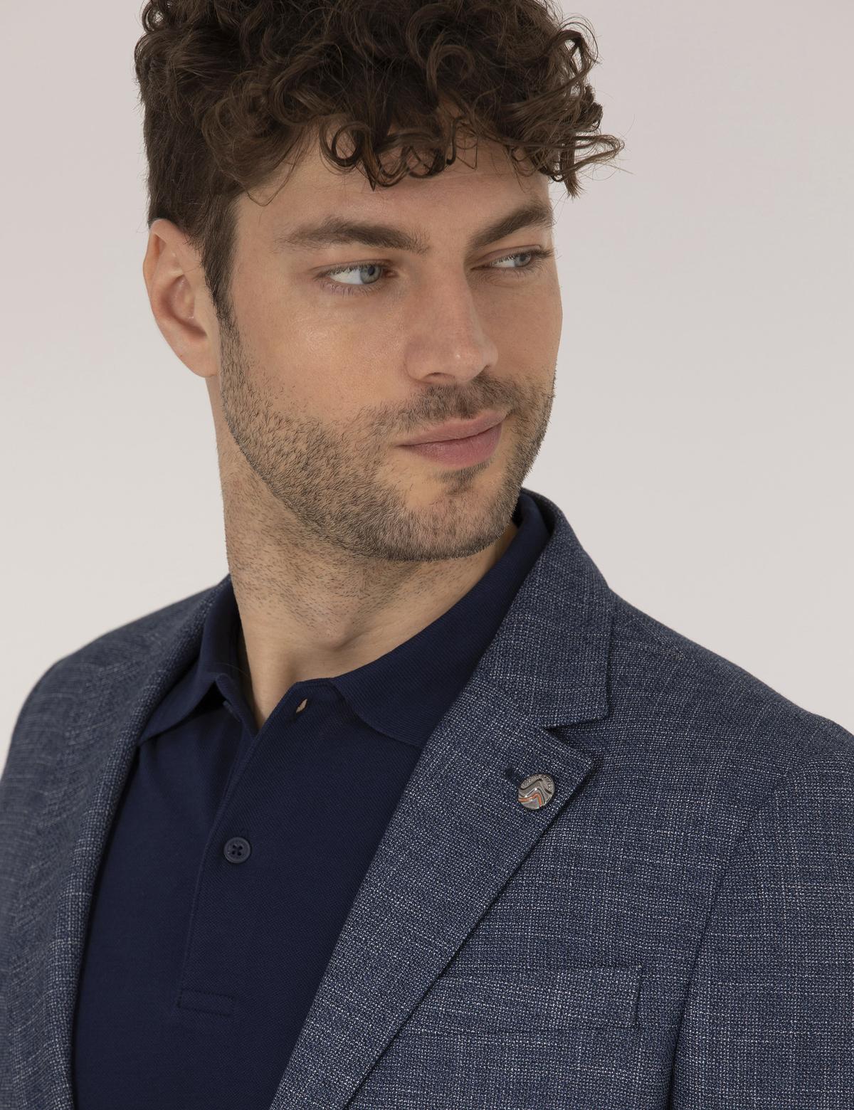 Açık Lacivert Slim Fit Ceket - 50270604074