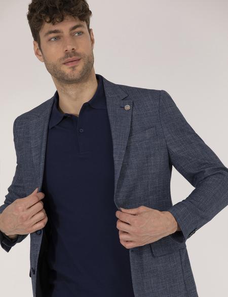 Açık Lacivert Slim Fit Ceket - 50270604074